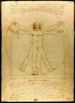 Leonardo da Vinci - Vitruvianischer Mensch